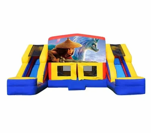 Raya And The Last Dragon Double Mega Combo Jumping Castle