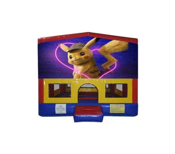 Detective Pikachu Small Square Jumping Castle