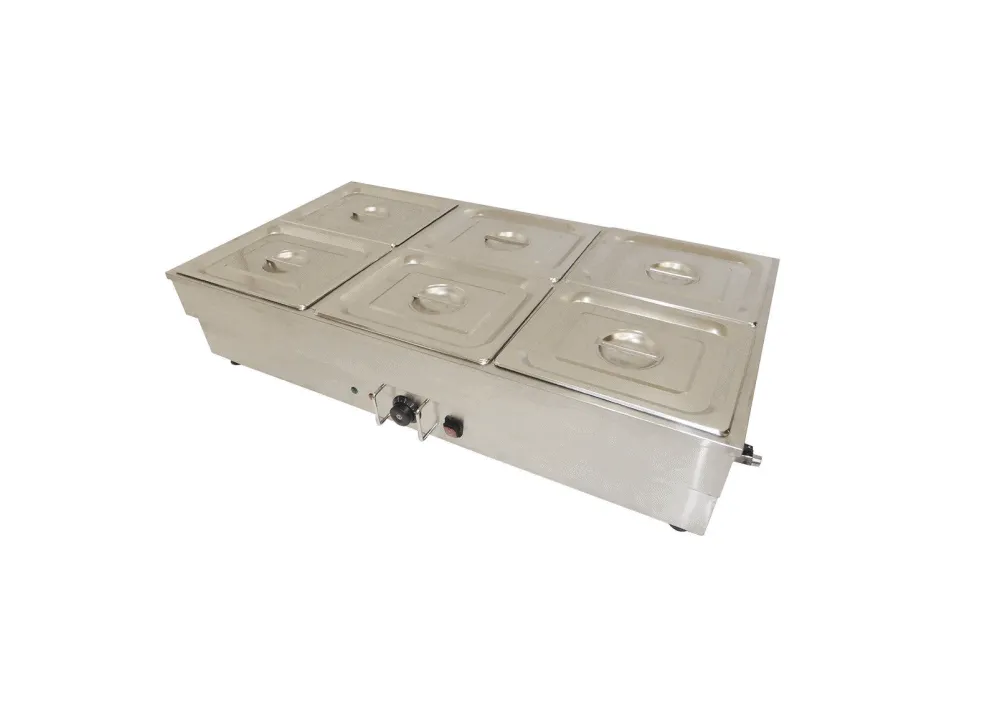 6 Pan Stainless Steel Bain Marie