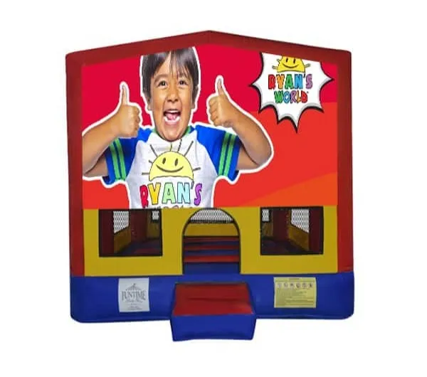 Ryan's World Small Square Jumping Castle