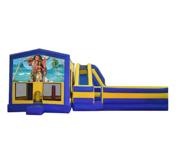 Moana Obstacle Mega Combo Jumping Castle
