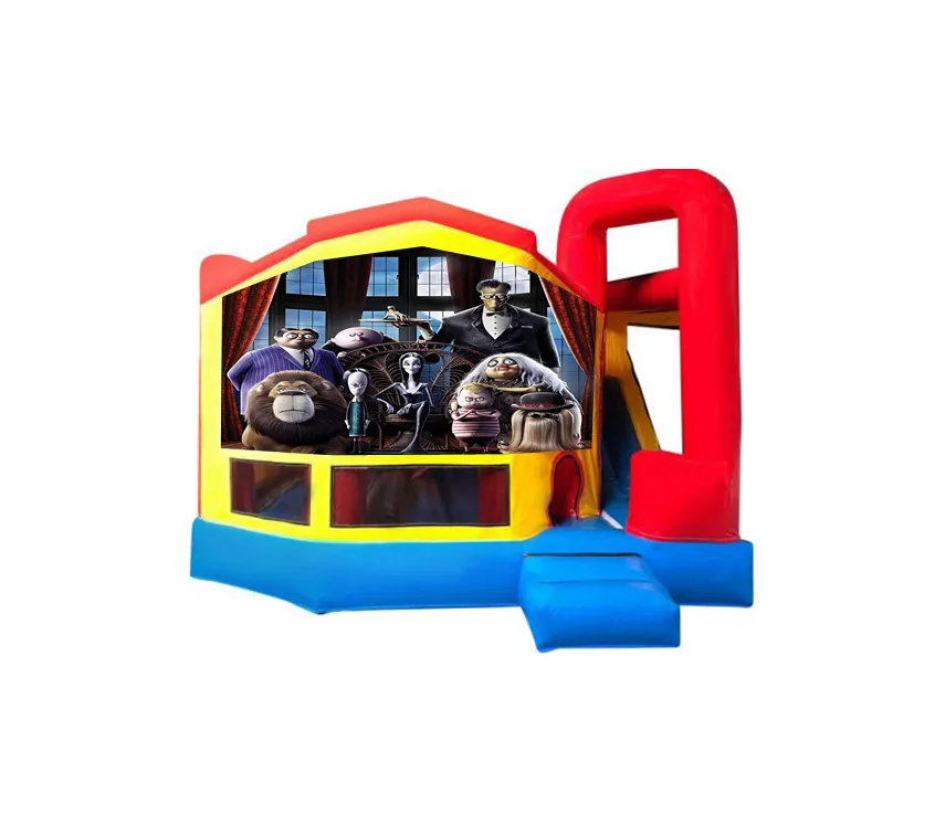The Adams Family Medium Internal Slide Jumping Castle