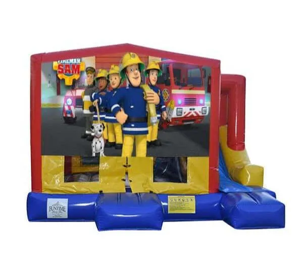 Fireman Sam Small External Slide Jumping Castle
