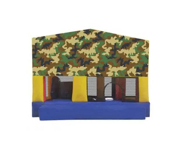 Army - Camouflage Small Slide Jumping Castle