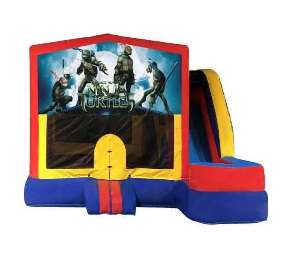 Ninja Turtles #2 Medium External Slide Jumping Castle