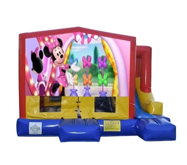Minnie Mouse Small External Slide Jumping Castle