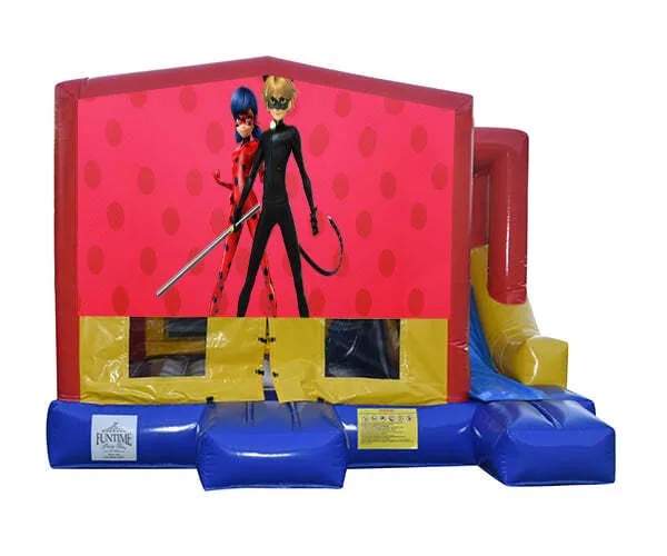 Miraculous Ladybug Small External Slide Jumping Castle