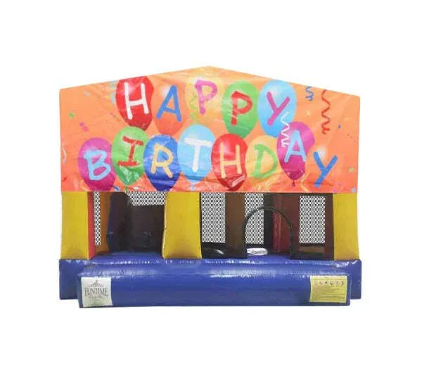 Happy Birthday Small Slide Jumping Castle