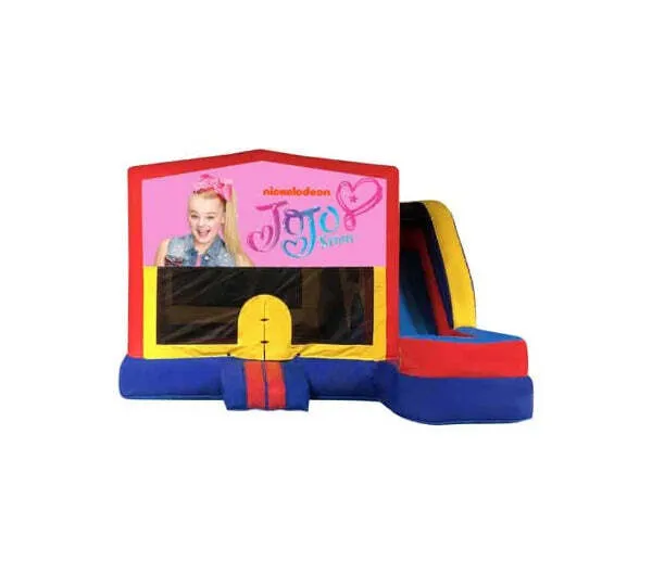 Jojo Siwa Medium External Slide Jumping Castle