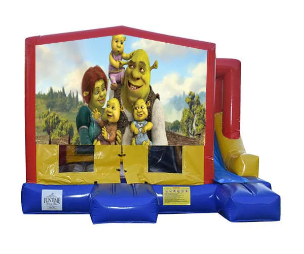 Shrek Small External Slide Jumping Castle