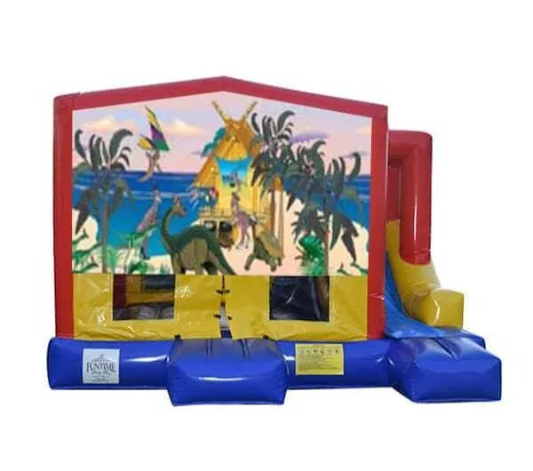Dinosaur #1 Small External Slide Jumping Castle