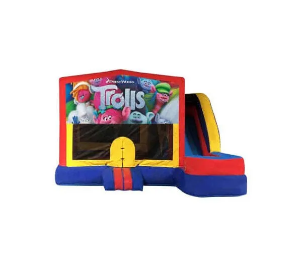 Trolls Medium External Slide Jumping Castle