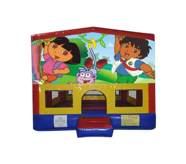 Dora Small Square Jumping Castle