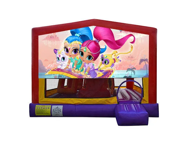 Shimmer and Shine Extra Large Obstacle Combo Jumping Castle