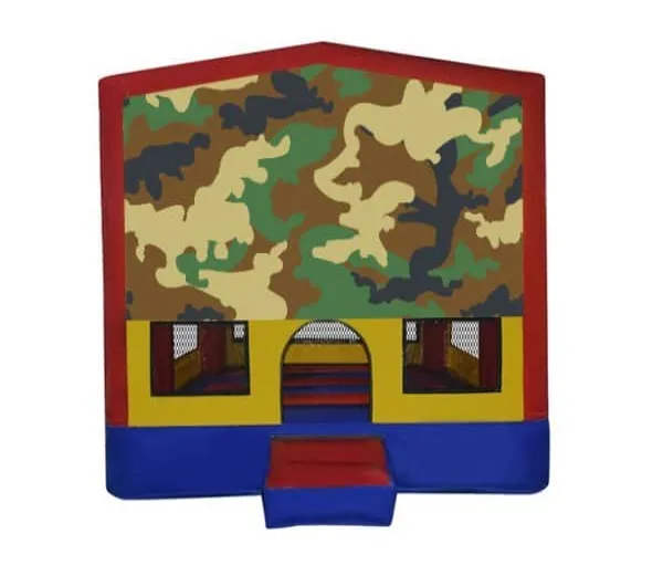 Army - Camouflage Small Square Jumping Castle
