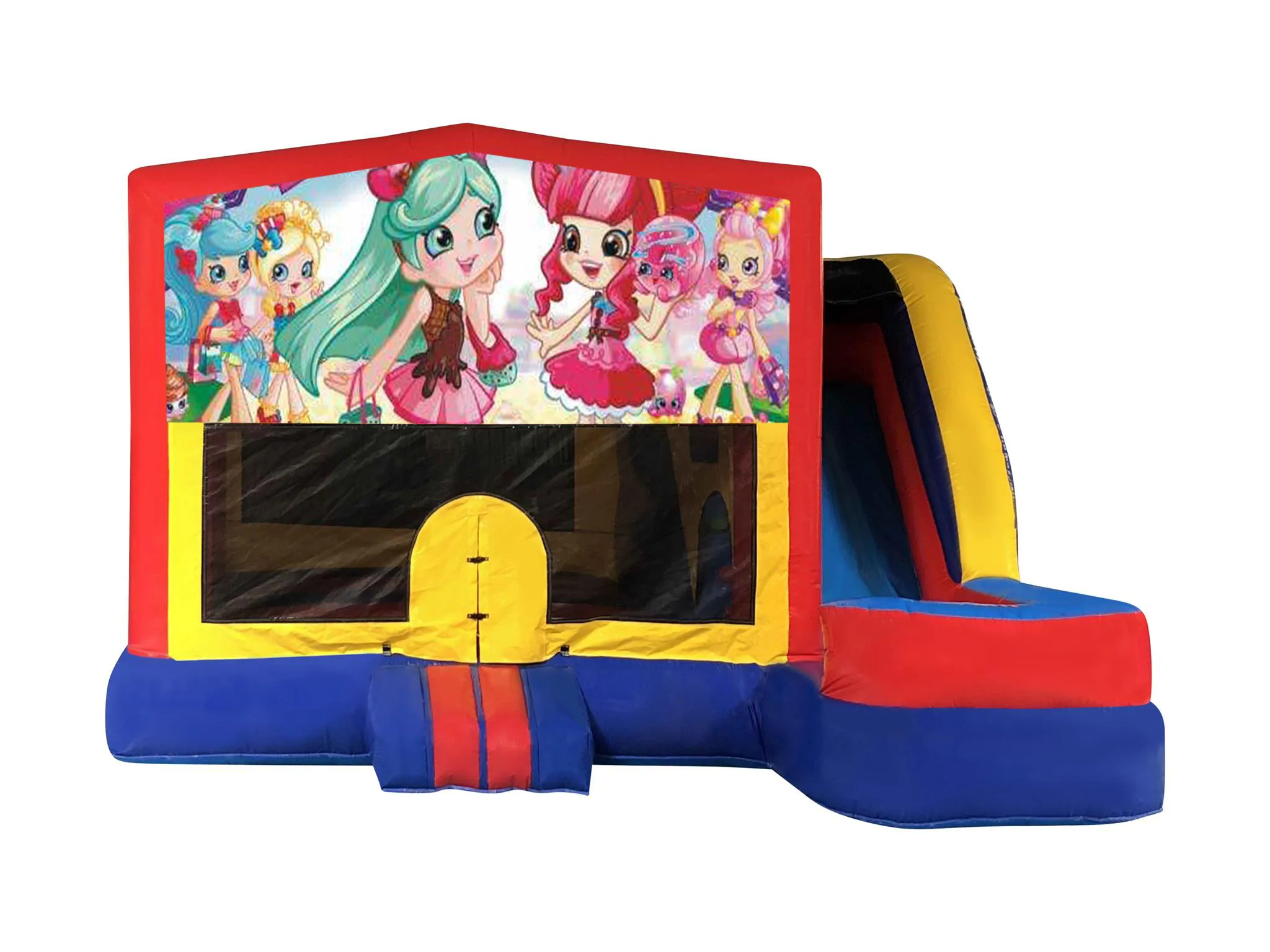 Shopkins Medium External Slide Jumping Castle