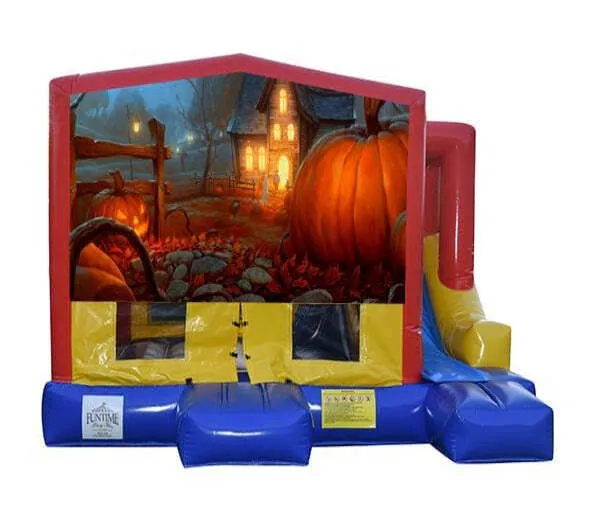 Halloween Small External Slide Jumping Castle