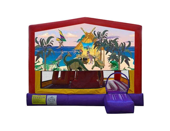 Dinosaur #1 Extra Large Obstacle Combo Jumping Castle