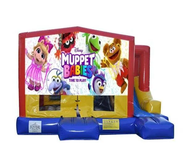 Muppet Babies Small External Slide Jumping Castle