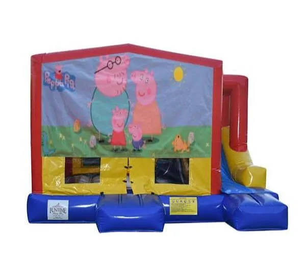 Peppa Pig Small External Slide Jumping Castle