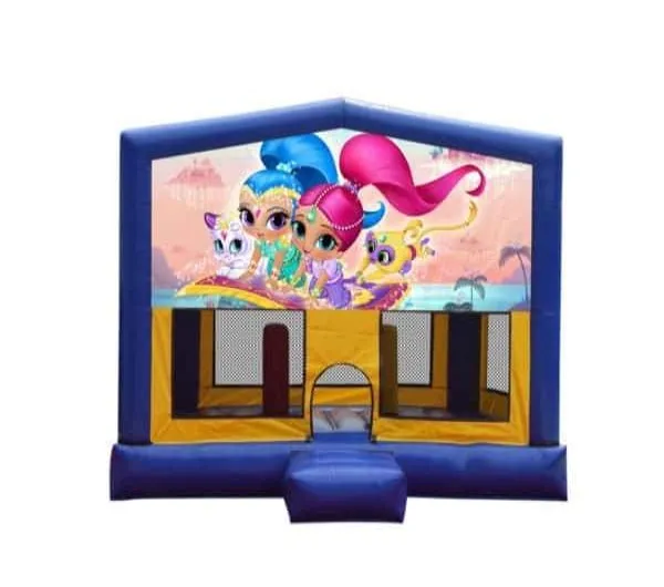 Shimmer & Shine Medium Combo Jumping Castle