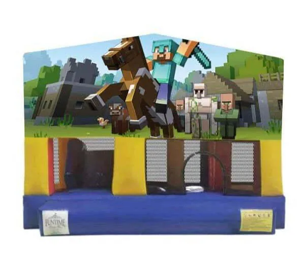 Minecraft Small Slide Jumping Castle