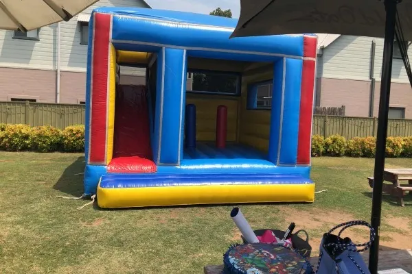 Large Plain Cabin Jumping Castle