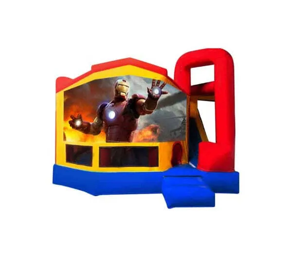 Iron Man Medium Internal Slide Jumping Castle