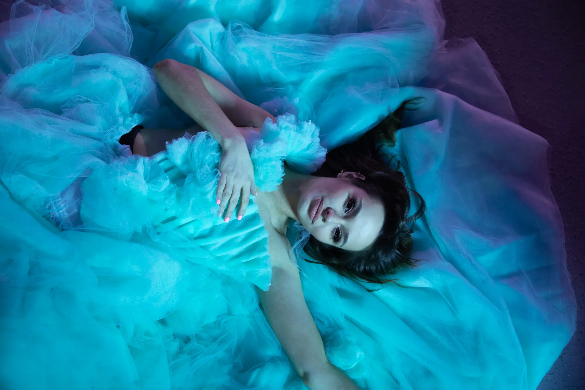 BLUE PRINCESS BACKLESS