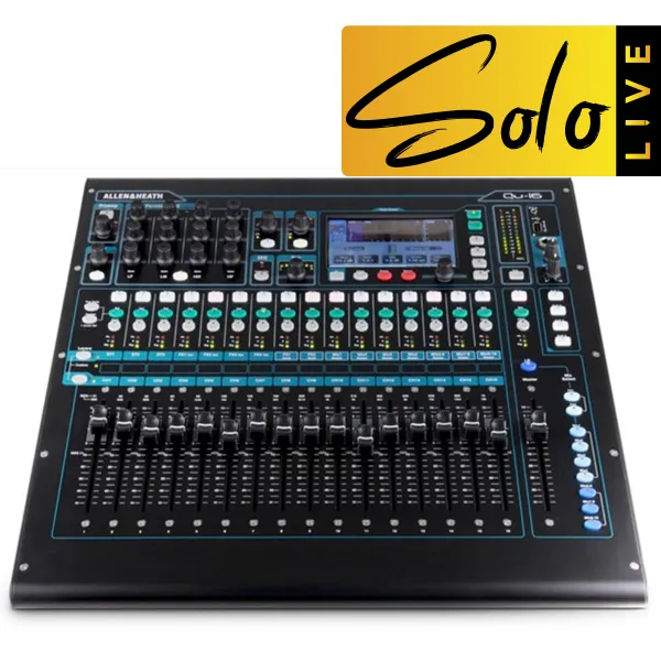 Hire - Allen & Heath Qu16 22-In/12-Out Digital Mixer