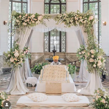 Palki Sahib Decorated 