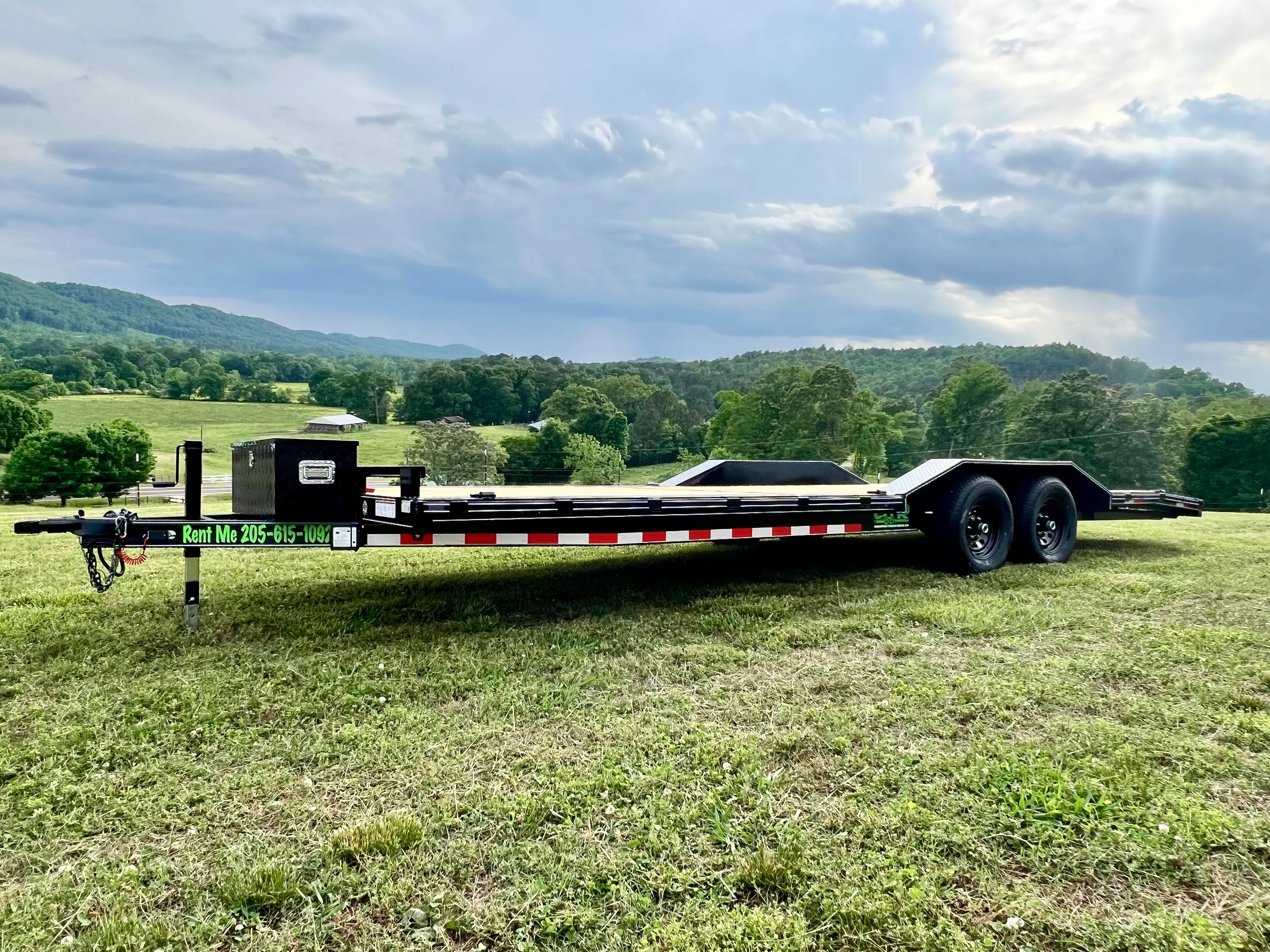 24ft Drive Over Fender Trailer