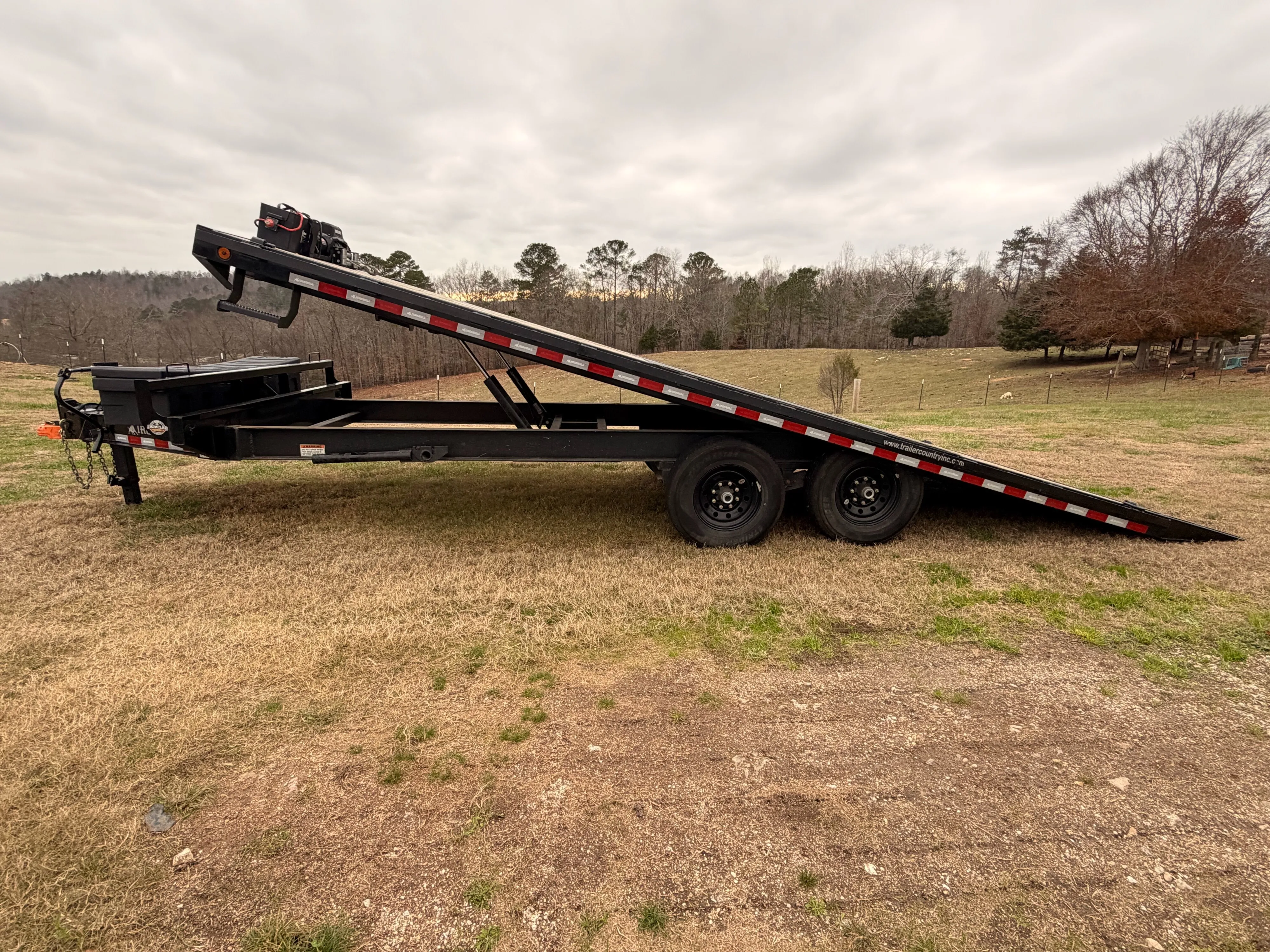 22ft Tilt Deckover Equipment Trailer