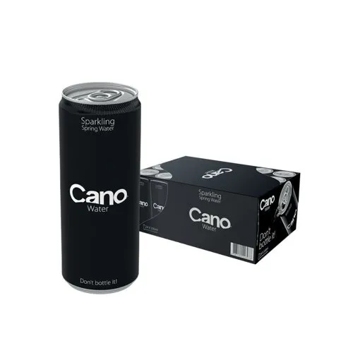 Cano Water Sparkling 24 Pack (330ml Ring Pull Can)