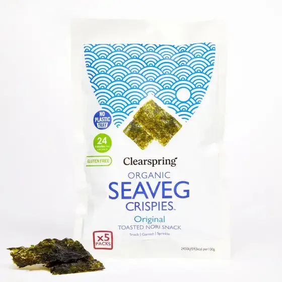 ClearSpring Chilli Organic Seaver Crisps (20 Pack 4g)