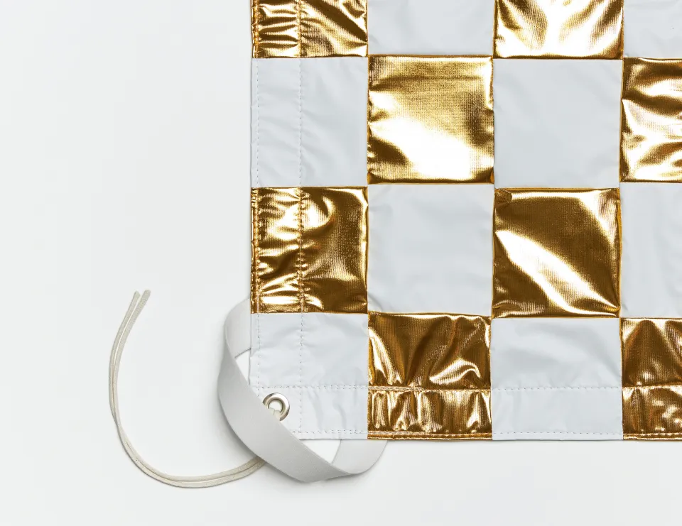 8 x 8 Gold / White (Checkerboard / Elvis)