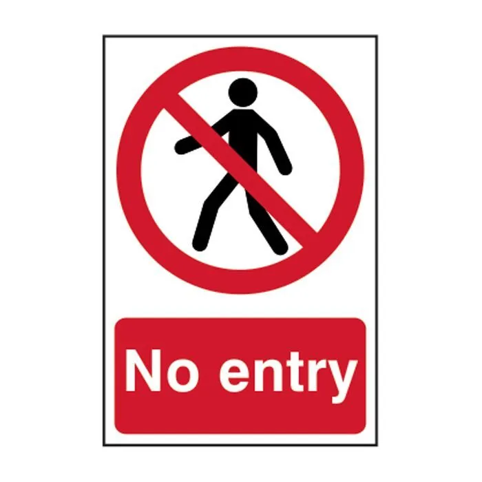 No Entry Sign