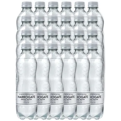 Harrogate Sparkling 24 Pack (500ml Plastic Bottle)