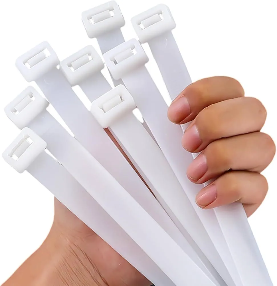 Extra Wide Cable Ties 11mm x 500mm Clear (50 Pack)