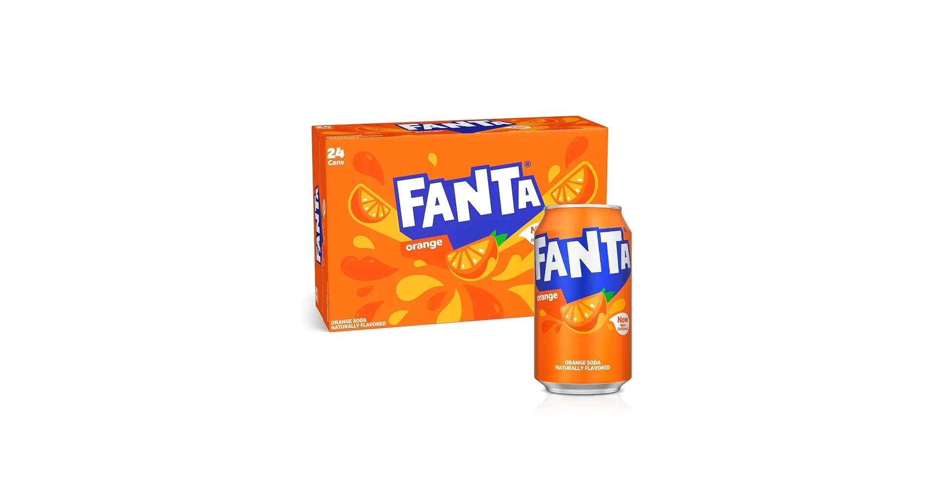 Fanta orange 24 pack (Can)