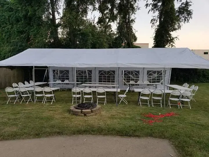 20 X 30 FRAME TENT INFORMATION & SEATING