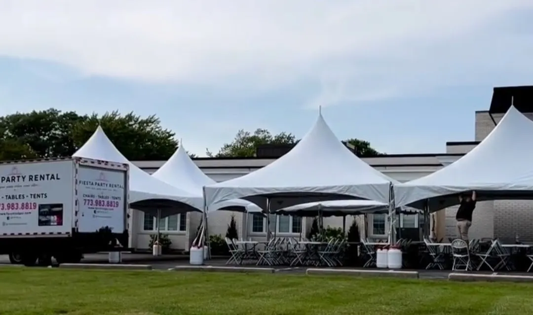 20 X 80 HIGH PEAK TENT INFORMATION & SEATING