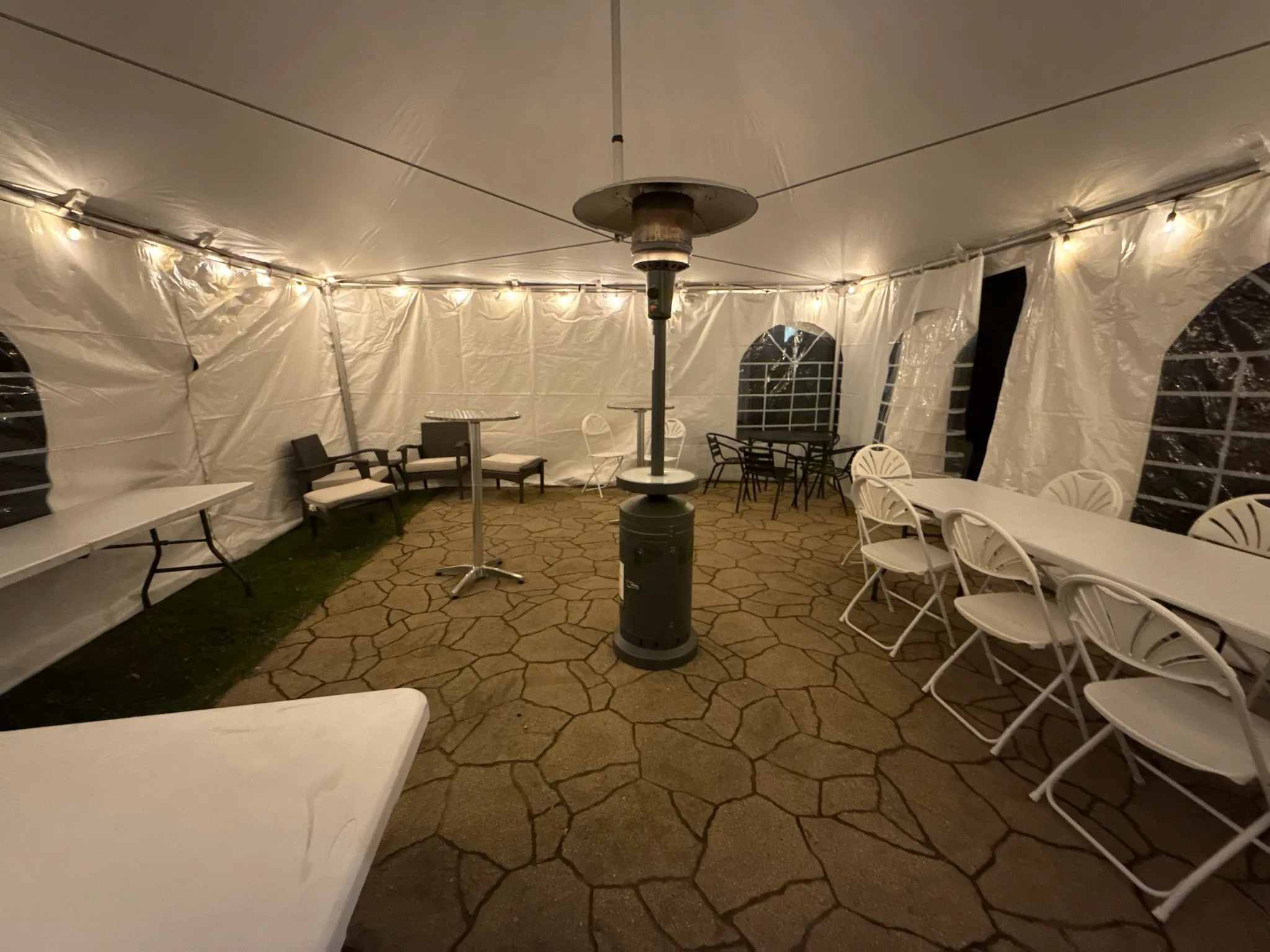 Heaters with propane tank