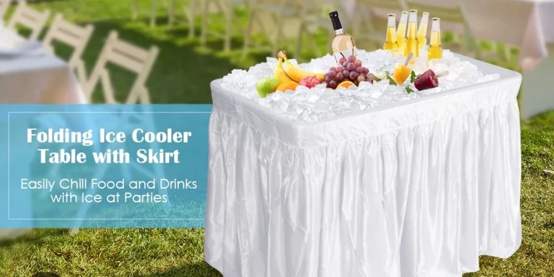 Ice cooler table 
