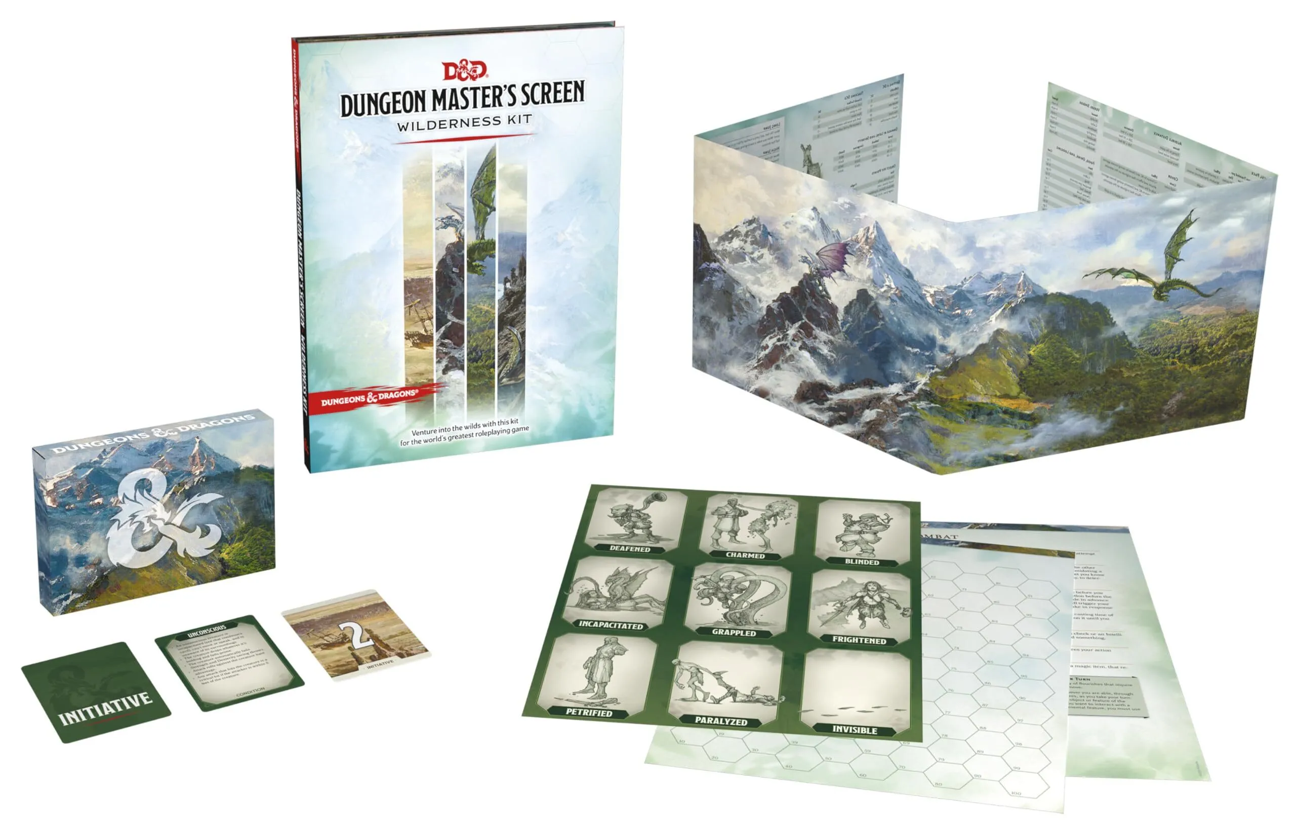 D&D Dungeon Masters Screen Wilderness Kit
