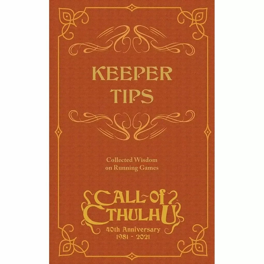 Call of Cthulhu RPG - Keeper Tips Book