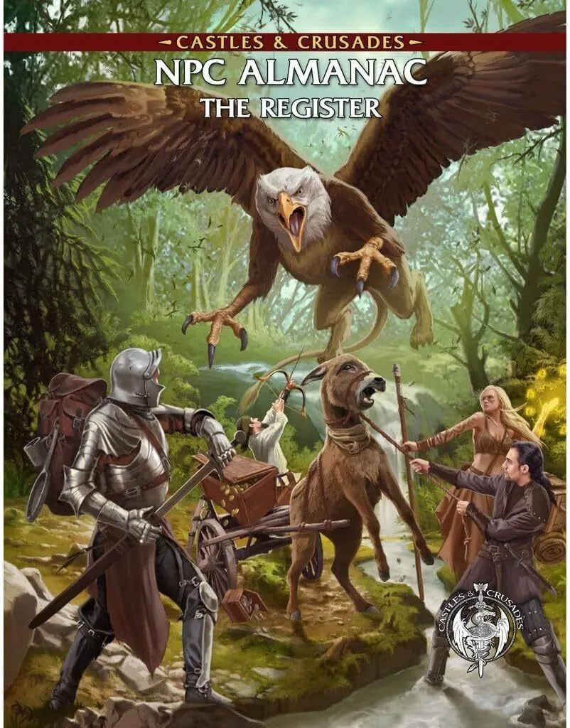 Castles and Crusades RPG NPC Almanac The Register