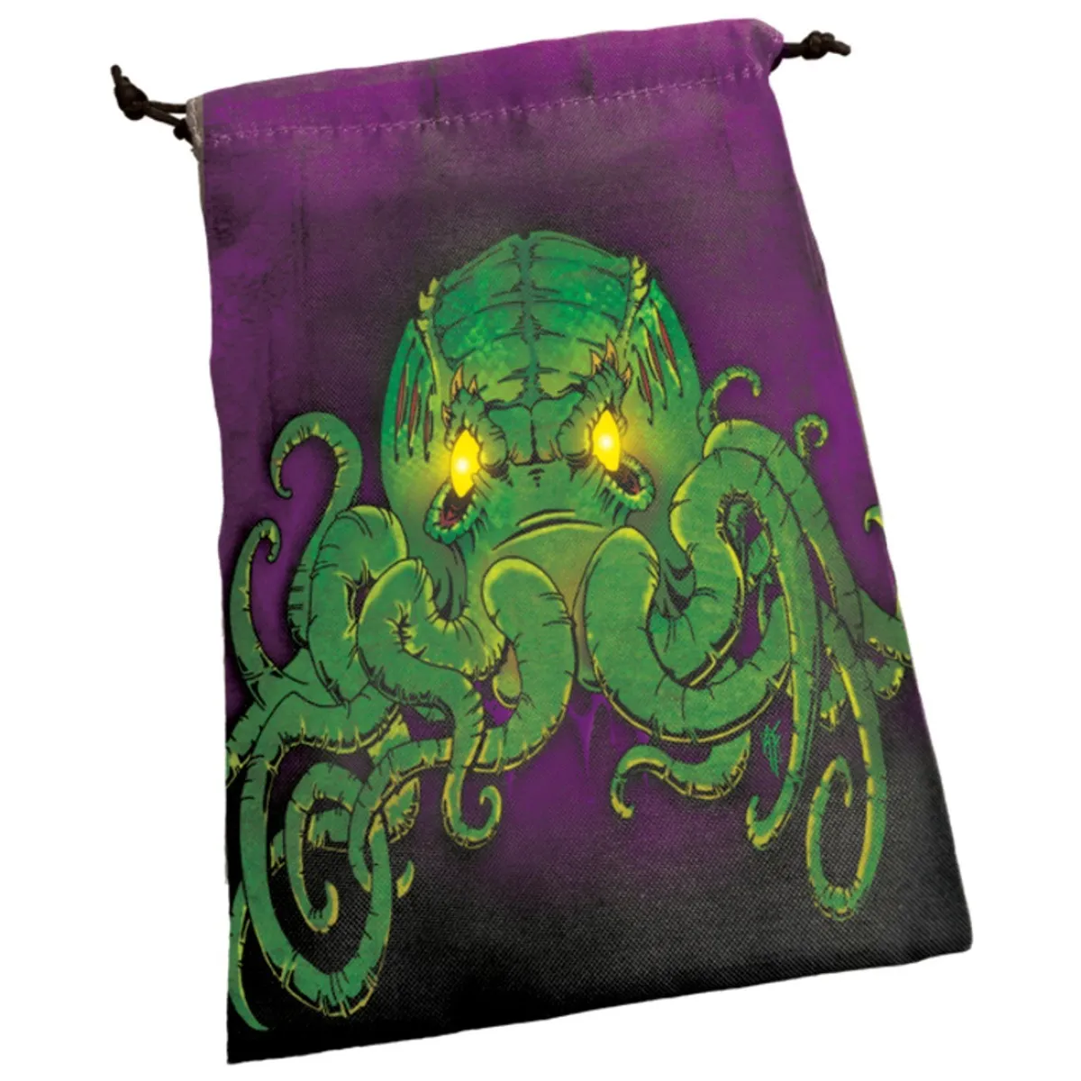 Cthulhu Dice Bag & Dice - Purple
