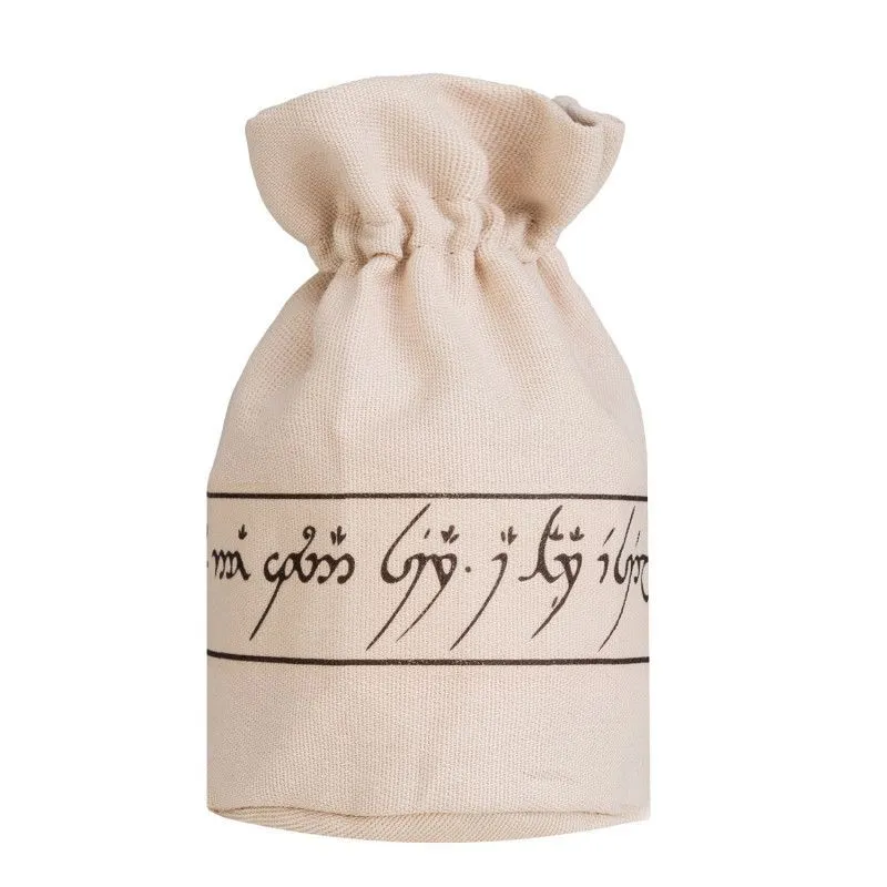 Elvish Beige & Black Dice Pouch (Q Workshop)