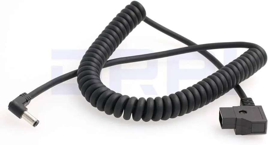 P-Tap to 2.1 DC Cable, Coiled